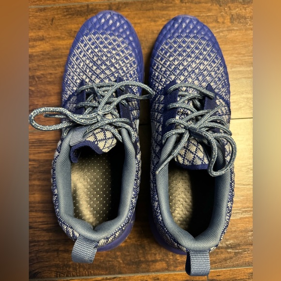 Nike Roshe Run Two Flyknit 365 Deep Royal Women Size 11 Men Size9 Insole Upgrade - Picture 8 of 11